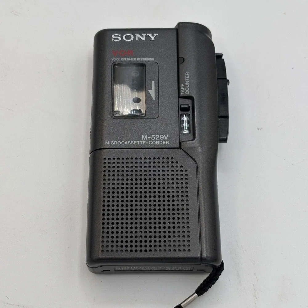 Sony M-529V Microcassette-Corder & TCM-S66V Cassette-Corder VOR Bundle FOR PARTS